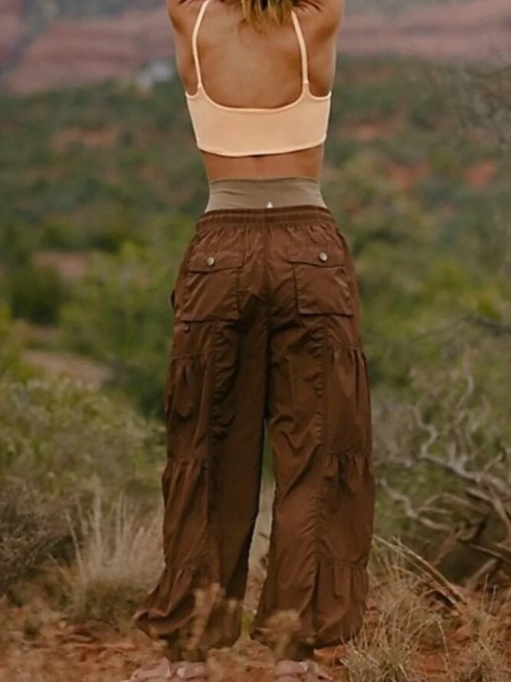 Free People Set Me free cargo joggers pants, small - Picture 3 of 7